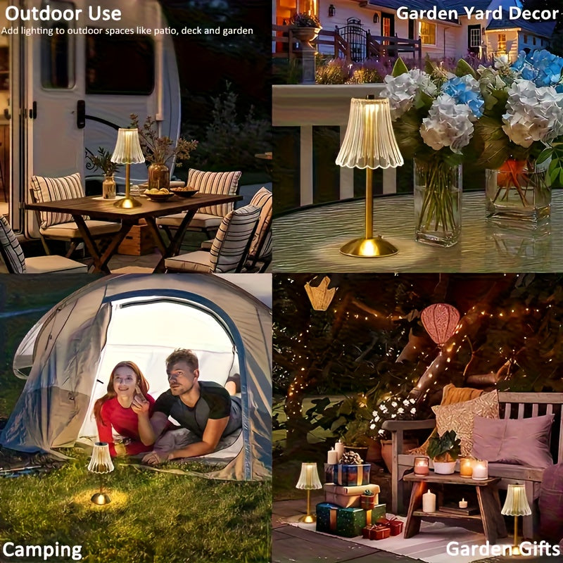 8\u002F10pcs Rechargeable Outdoor Table Lamps, Cordless Touch Desk Lamp Set, Engagement Party Decorative Lights, Camping Lights Battery Operated, Ideal for Garden, Patio, Restaurant, Dinner Party & Wedding Decorations, Mother's Day Gift.