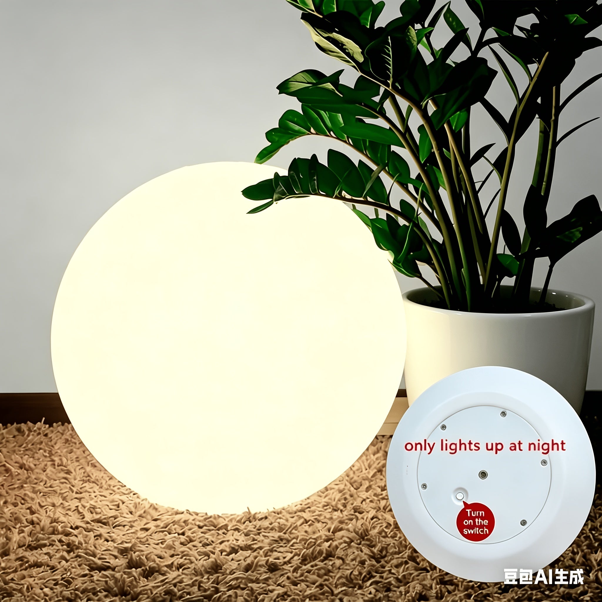 Large Solar Powered LED Ball Lights, 16 Color Changing Orb with Remote Control, Rechargeable Globe Lamp for Indoor\u002FOutdoor, Lawn, Swimming Pool, Holiday Party