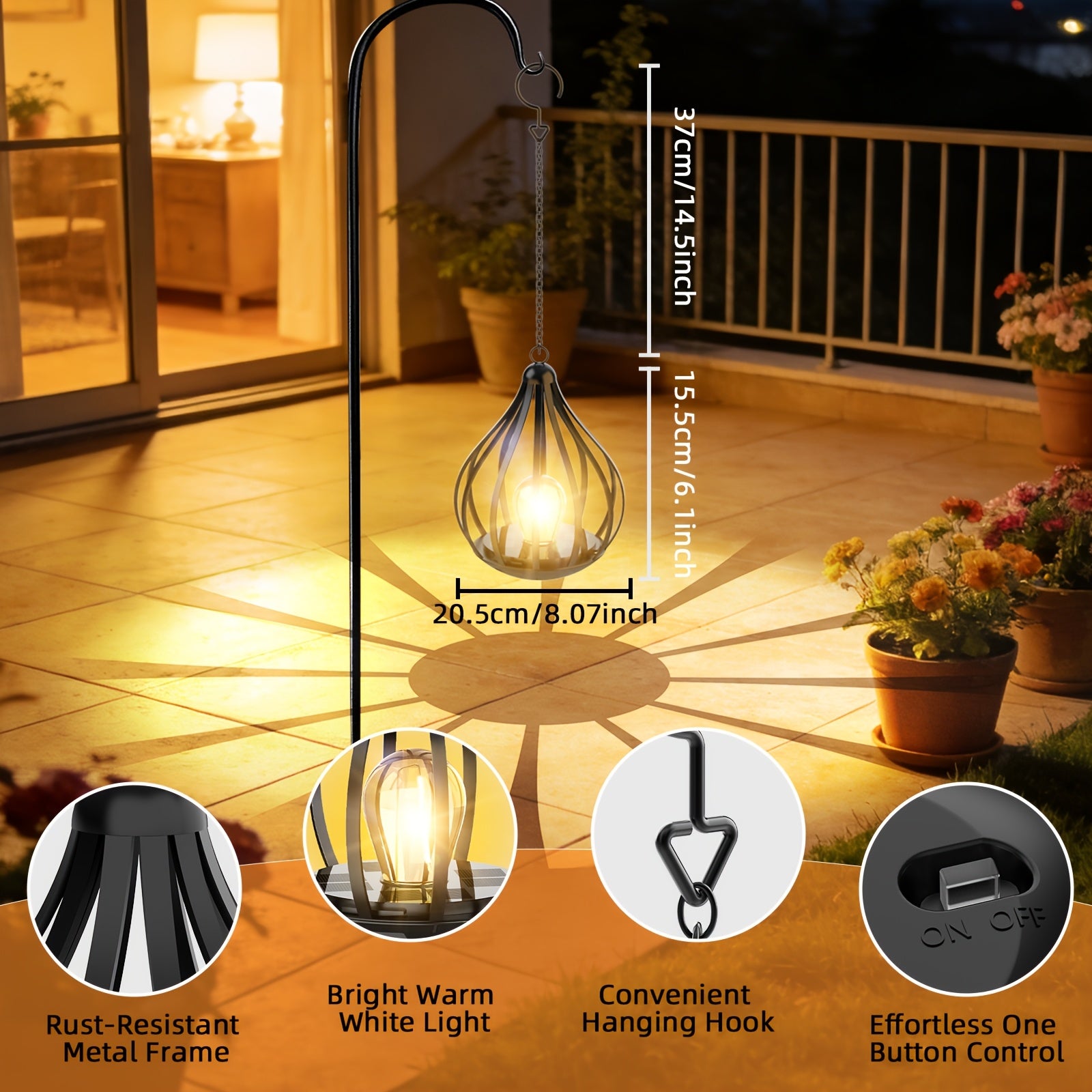 Hanging Solar Lantern, Outdoor Solar Light, Warm White LED Pendant Light, Beaded Copper Wire Spherical Lampshade, Decorative Light for Courtyards And Gardens, Suitable for Courtyards, Pathways, Walls, Eaves, And Pergolas. 1pc\u002F2pcs\u002F4pcs Pack